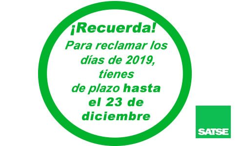 Días adicionales