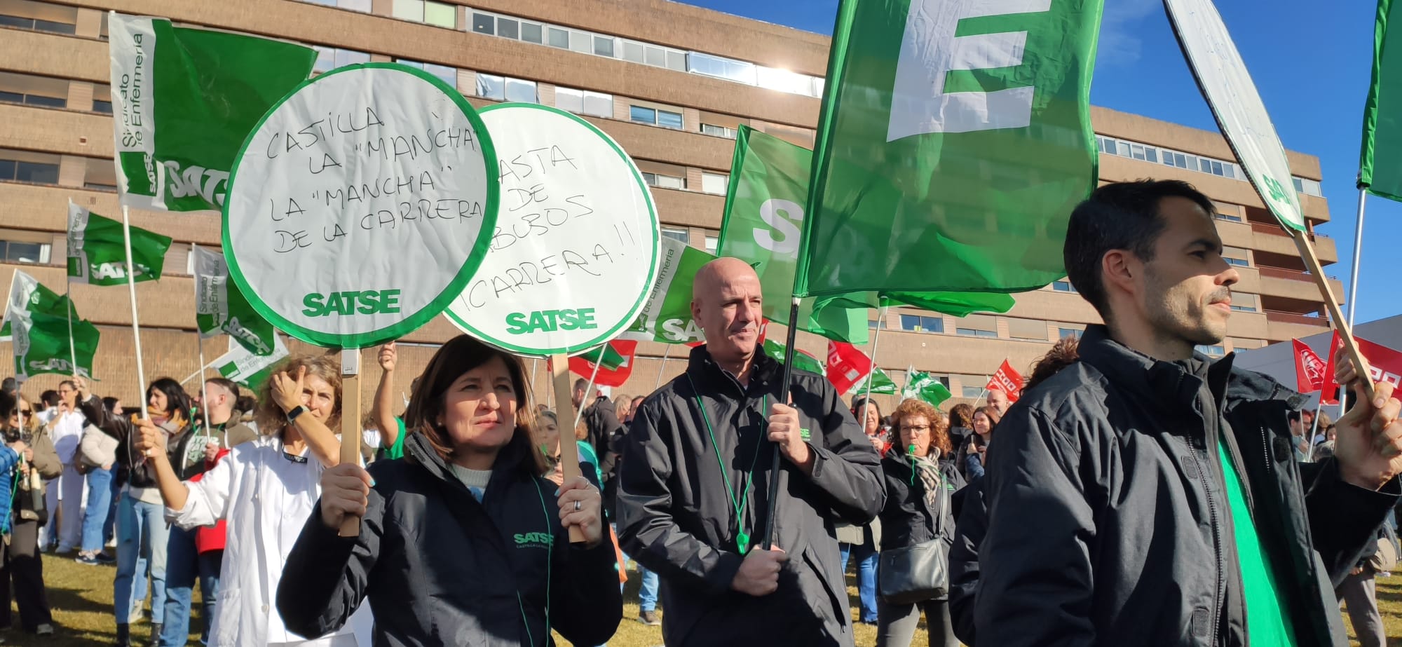Protestas carrera profesional en Albacete